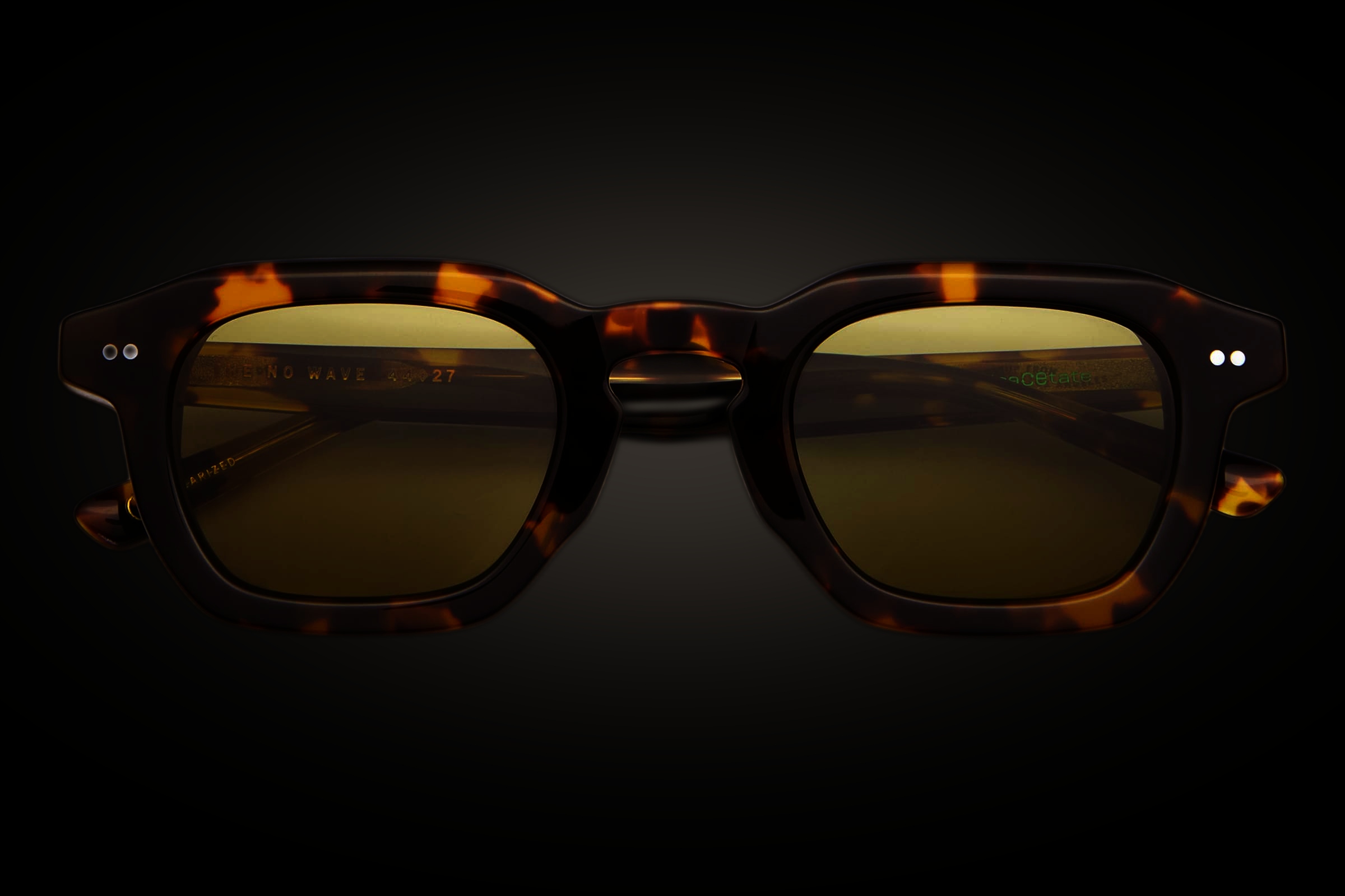 Crap Eyewear The No Wave — front view with frame measurements